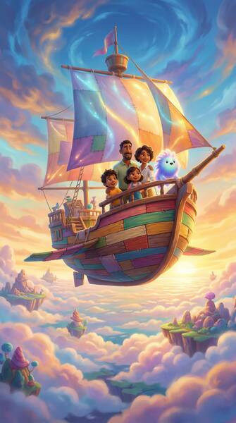 《云端奇遇》高清冒险动漫视频海报